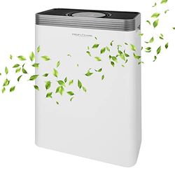 ProfiCare PC-LR 3076 Luchtreiniger met ionisatie voor ruimtes tot 60 m², 4-voudig filtersysteem, APD-sensor, ionen-functie, 3 bedrijfsmodi, touch-bediening, wit