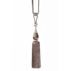 Chic Home Corde décorative avec Pompon Roberto 96 cm Olive