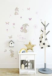 Komar Disney muursticker Little Miss Bunny - 50 x 70 cm (breedte x hoogte) - 24 delen - klopper, bamboe, deco-stickers, muurstickers, wandstickers, wanddecoratie, kinderkamer - 14096h