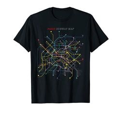 Camiseta del mapa del metro de París | Metro, Metro Camiseta