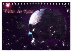 Welten der Nacht - Gothic und Dark Art (Tischkalender 2026 DIN A5 quer), CALVENDO Monatskalender: Wer die Schatten der Nacht durchstreift, kann die dunkle Seite anders sehen.