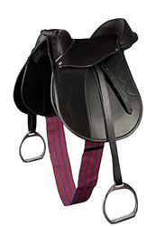 PFIFF Pony Kit Selle en Noir/Rose 16,5