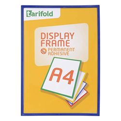 Tarifold Fr 194881 ID-lijst, documentenhouder, A4, permanente lijm, vast frame, blauw (1 stuk)