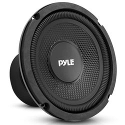 Pyle 1 subwoofer PLMW63 de 16,5 cm, 165 mm, 6,5 Pulgadas de diámetro, 75 W RMS, 150 W máx. Bobina de Voz única de 4 ohmios, suspensión de Goma para Coche, 1 Unidad