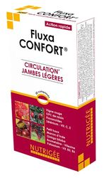 NUTRIGÉE - Fluxa Confort - Circulation - Jambes Légères - Favorise La Circulation Sanguine & Lymphatique, Régule La Circulation Sanguine - 30 Comprimés - Programme de 15/30 Jours - Fabriqué en France