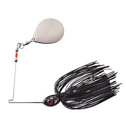 Booyah Colorado Blade Señuelo de Pesca, BYBC14608, Negro, 1/4 Ounce