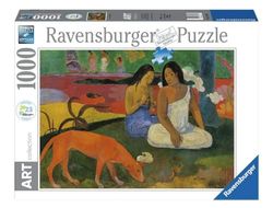 Ravensburger - Pussel Gauguin Arearea, 1000 bitar, pussel konst för vuxna och pojkar, kända målningar att visa, presentidé för henne eller honom, 70x50 cm