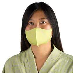 zoeppritz since 1828' Mask, Polyester, Acid Green, One Size