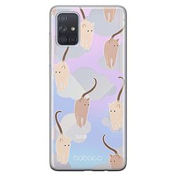 ERT GROUP mobiltelefonfodral för Samsung A71 5G originalt och officiellt licensierat Babaco mönster Cats 015 optimalt anpassad till formen på mobiltelefonen, gedeeltelijk transparant