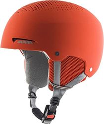 ALPINA Unisex - Kinderen, ZUPO Skihelm, pumpkin-orange matt, 51-55 cm