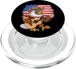 Águila calva americana Bandera de EE. UU. Patriótico PopSockets PopGrip para MagSafe