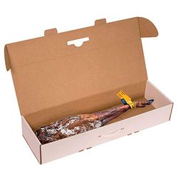 ONLY BOXES, Hamdoos, doos voor ham, wit, 86,5 x 26,5 x 14 cm, 2 stuks