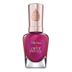 Sally Hansen Colour Therapy Nail Polish with Argan Oil, 14.7 ml, Rosy Glow