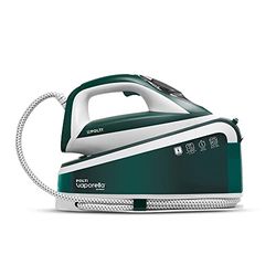 Polti Vaporella Express VE30.20, Plancha Generadora de Vapor, Presión Bomba hasta 8 Bar, Potencia 2200 W, Función Eco, Tecnología One Temperature, Ajuste Digital, Verde y Blanco