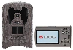 BOG Clandestiene onzichtbare flits 18MP gamecamera met verwijderbaar kijkscherm, Low Glow Image Tagging, Boombevestiging en HD-video voor jacht, vangen, landbeheer, veiligheid en buitenshuis
