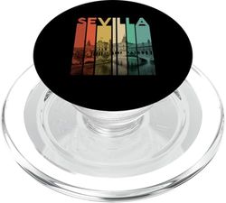 Sevilla España España Retro Vintage Viaje Souvenir Madrid PopSockets PopGrip para MagSafe