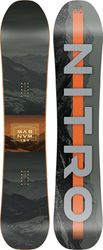 Nitro Tabla de Snowboard para Hombre Magnum BRD '25, Allmountainboard, Directional, CAM-out Camber, All-Terrain, Freeride, Wide, para pies Grandes