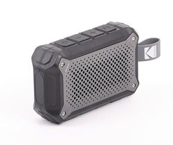 KODAK Altoparlante Bluetooth impermeabile IPX6 5 W, TWS, batteria 1200 mAh, Bluetooth v5.0, vivavoce, audio, stereo per avventure all'aperto, nero