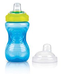 Nûby Easy Grip beker, druppelbescherming, roze, 300 ml