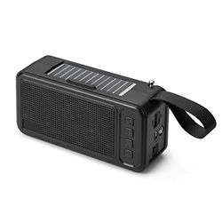 Bluetooth luidspreker voor draadloze stereo-koppeling, draagbare externe luidspreker met Bluetooth 5.0, subwoofer voor externe luidsprekers met hoge prestaties, Bluetooth 33 voet (zwart)