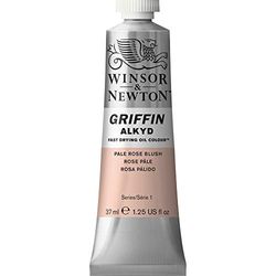 Winsor & Newton Griffin Alkyd Oil Paint, Fast Drying, Pale Rose, 37ml Tube