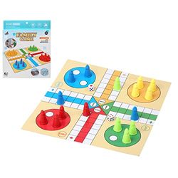 BigBuy Kids- Parchis, S1127533, Multicolore