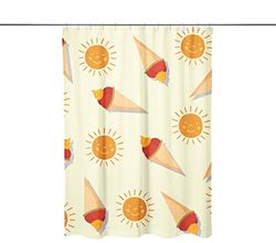 Bonamaison Shower Curtain, Polyester, Multicolor, 150x200