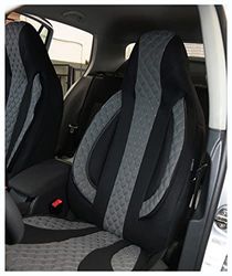 Fundas de Asiento compatibles con Land Rover Discovery Sport 5, Conductor y Pasajero a Partir de 2017, número de Color: PL407