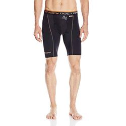 Shock Doctor ShockDoctor compressieshort voor heren, met Ultra Carbon Flex Cup, zwart, XXL
