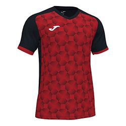 Joma T-Shirt Manches Courtes Supernova III Noir Rouge, 102263.106 4Xs-3Xs