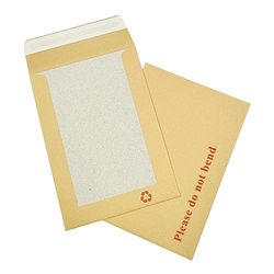 Double Dragon 50-Pack A3 C3 Manilla Hard Board Backed Envelopes | 458mm x 324mm | 'Please Do Not Bend' Printed | Padded & Tamper-Proof | Self-Seal Closure