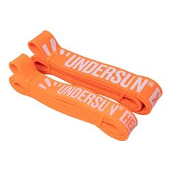 Undersun Pull Up Resistance Workout Band Set met 2 Assistance Oefenbanden voor Mannen & Vrouwen Heavy Duty in Oranje (Heavy en X-Heavy)