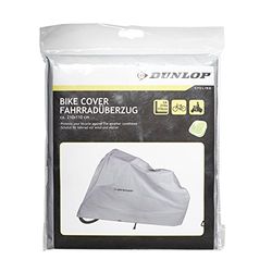 Dunlop Sports fietsovertrek - bescherming deur uw fiets tegen weer en wind, grijs, 210x110cm, 8711252417882, wit - wit, grijs