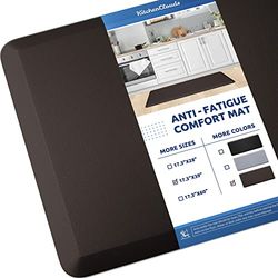 KitchenClouds Tapis de Cuisine rembourré et Anti-Fatigue, 43,2 x 99,1 cm, antidérapant et imperméable, pour Bureau, Cuisine, 43,2 x 99,1 cm