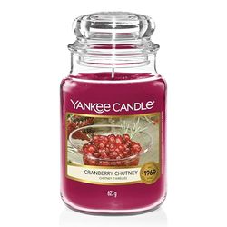 Yankee Candle bougie parfumée Chutney d'airelles | Format jarre | Bougie longue durée jusqu’à 150 heures de combustion |Cadeaux parfaits pour les femmes