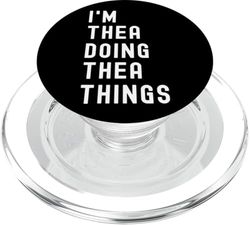 Soy Thea Haciendo Cosas de Thea PopSockets PopGrip para MagSafe