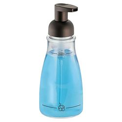iDesign 50104EU Pompe de Savon Moussant Transparent/Nickel Bronze 13,4 oz