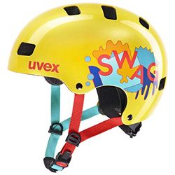 uvex kid 3 - stevige fietshelm voor kinderen - individueel verstelbare pasvorm - wasbare binnenvulling - yellow - 55-58 cm