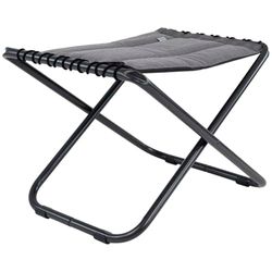 Crespo AP306 TexComfort - Taburete Plegable para Camping, Color Gris Claro