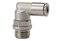 L-steekschroefverbinding »metallica«, draaibaar, G 1/4 a., voor buitenslang Ø 10 mm, werkdruk max. 16 bar, messing vernikkeld