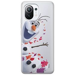 ERT GROUP mobiltelefonfodral för Xiaomi 11 originalt och officiellt licensierat Disney mönster Olaf 003 optimalt anpassad till formen på mobiltelefonen, gedeeltelijk transparant