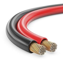 MANAX SC22150 Luidsprekerkabel (dubbele kabel) 2 x 1,50 mm² (boxkabel/audiokabel), 30,0 m, rood/zwart