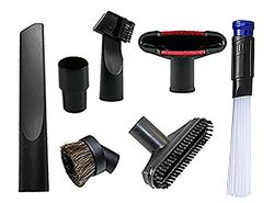 Replacement 1 1/4 inch Vacuum attachments to ​1 3/8 inch Vacuum Accessories Cleaning Kit Brush Nozzle Crevice Tool for Standard Hose