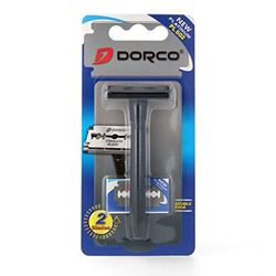 Dorco- Old Fashion Traditional Sturdy Light Safety Razor Twist-Grip 2 Double Edge Blade