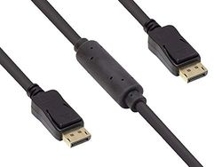 Good Connections Cable de conexión activo DisplayPort 1.2, 4K / UHD @ 60Hz, contactos dorados, OFC, negro, 20 m