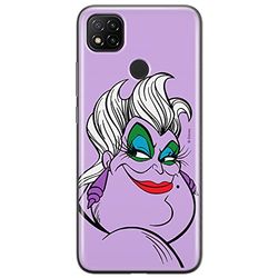 ERT GROUP mobiltelefonfodral för Xiaomi REDMI 9C originalt och officiellt licensierat Disney mönster Ursula 001 optimalt anpassad till formen på mobiltelefonen, fodral tillverkad av TPU-plast