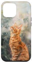 iPhone 12 Pro Max Orange Tabby Cat Cute Case