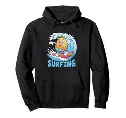 Patate Giocare Surf Surfer Surf Ocean Wave Sport acquatici Felpa con Cappuccio