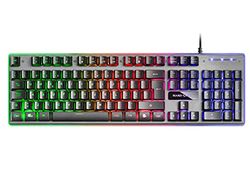 Mars Gaming MK220PT, Clavier Gaming H-Mech, FRGB Rainbow et Halo, Antighosting, Langue Portugaise