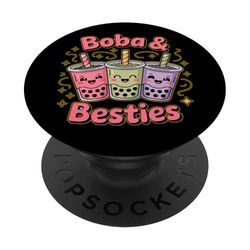 BOBA & Besties Sweet Match para Boba Obsessed Friends PopSockets PopGrip Adhesivo